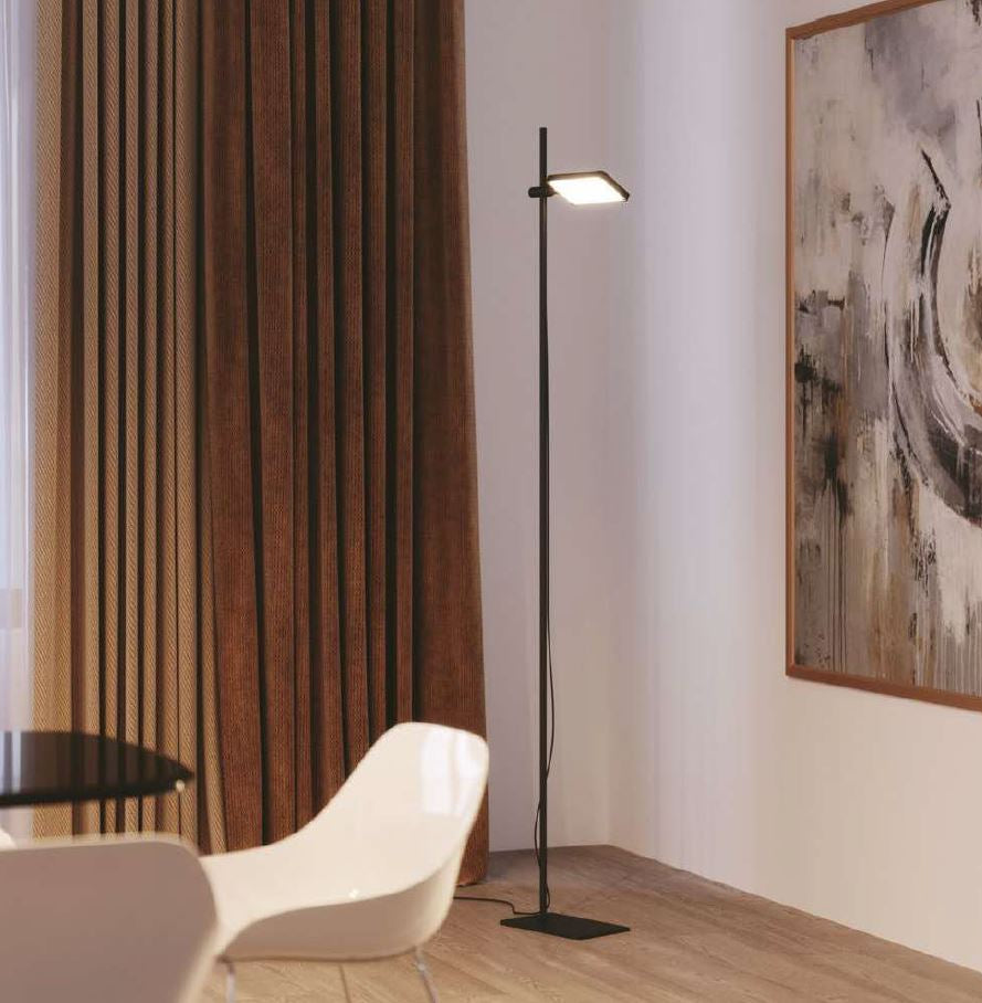 Piantana LED in alluminio bianco-nero-silver-oro orientabile e regolabile 18W 1820LM 3200°k BOOK-PT Piantana LED in alluminio bianco-nero-silver-oro orientabile e regolabile 18W 1820LM 3200°k BOOK-PT